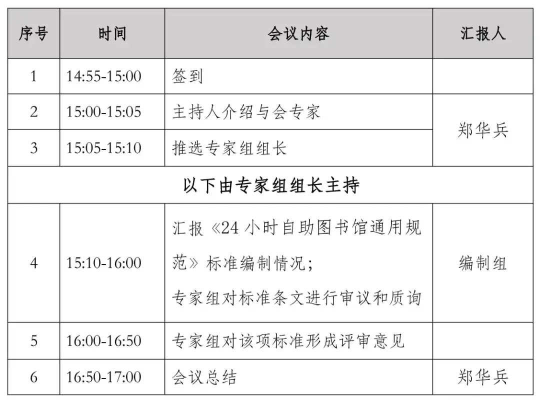 关于召开《24小时自助图书馆通用规范》团体标准评审会的通知