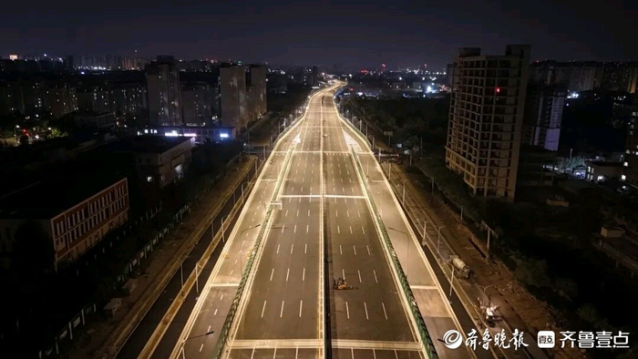 济南工业北路快速路东延本月通车,泉城42公里高架走廊初显